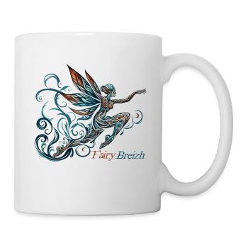 La Fée qui file by FairyBreizh - Mug blanc - blanc - Droite