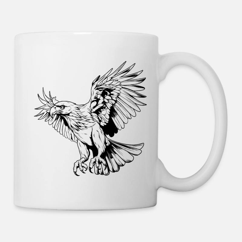 Bird of prey - Mug - white