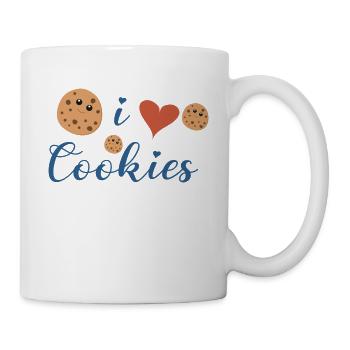I love cookies - Mug - white - Right