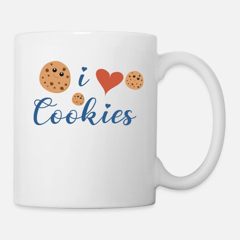 J’adore les cookies - Mug blanc - blanc