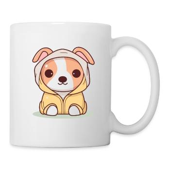 Hund - Kawaii Style - Tasse - Weiß - Rechts