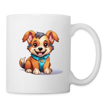 Hund - Kawaii Style - Tasse - Weiß - Rechts