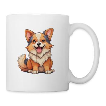 Hund - Kawaii Style - Tasse - Weiß - Rechts