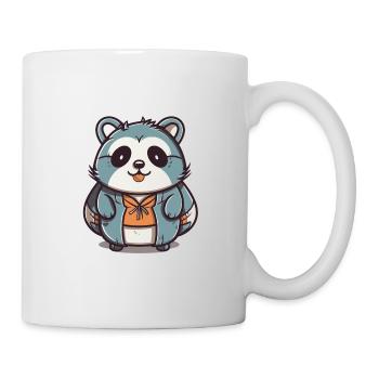 Raccoon - Kawaii Style - Mug - white - Right