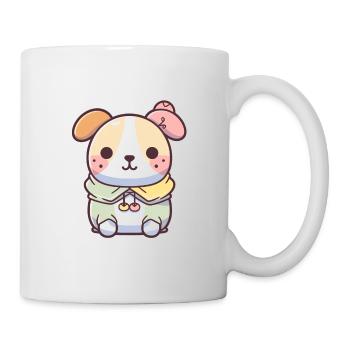 Hund - Kawaii Style - Tasse - Weiß - Rechts
