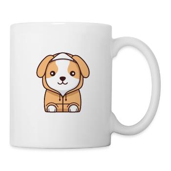 Hund - Kawaii Style - Tasse - Weiß - Rechts