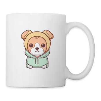 Hund - Kawaii Style - Tasse - Weiß - Rechts