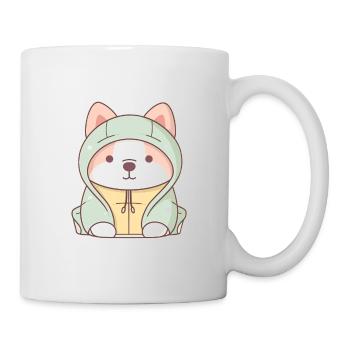 Hund - Kawaii Style - Tasse - Weiß - Rechts