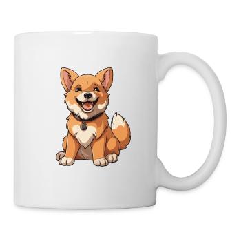 Hund - Kawaii Style - Tasse - Weiß - Rechts