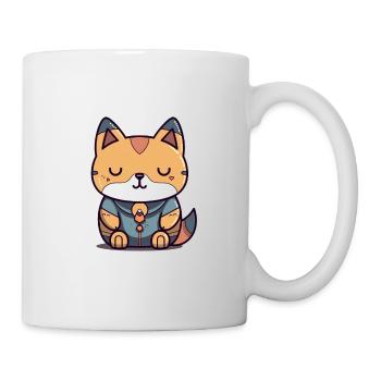 Fuchs - Kawaii Style - Tasse - Weiß - Rechts