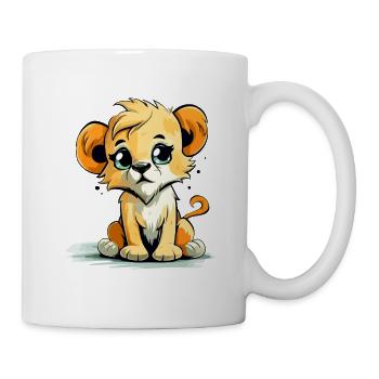 Kiko le bébé lion - Mug blanc - blanc - Droite