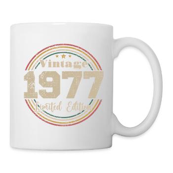 1977 Vintage Retro Birthday Born In - 1977 - Mug - white - Right