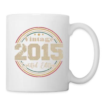 2015 Retro Vintage Birthday Born In - 2015 - Mug - white - Right