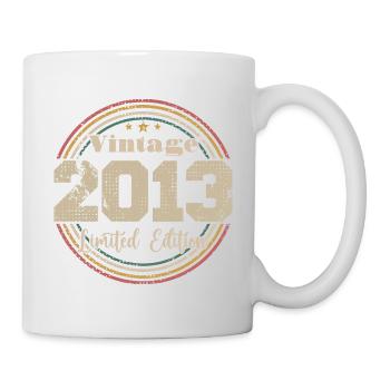 2013 Retro Vintage Birthday Born In - 2013 - Mug - white - Right