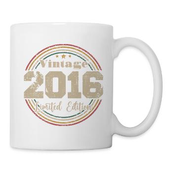 2016 Retro Vintage Birthday Born In - 2016 - Mug - white - Right