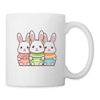 Lapin - Style Kawaii - Mug blanc - blanc - Droite