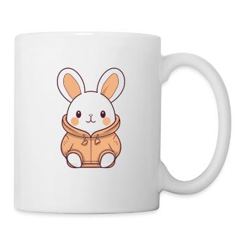 Hase - Kawaii Style - Tasse - Weiß - Rechts