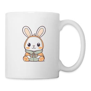 Lapin - Style Kawaii - Mug blanc - blanc - Droite