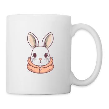 Lapin - Style Kawaii - Mug blanc - blanc - Droite