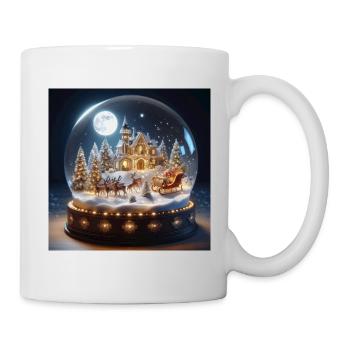 Christmas Christmas Tree Midnight Mass Santa Claus Gifts - Mug - white - Right