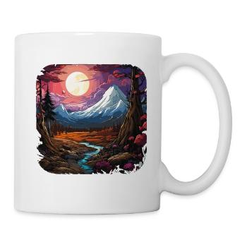 Landscape - Illustration - Mug - white - Right