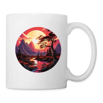 Landscape - Illustration - Mug - white - Right