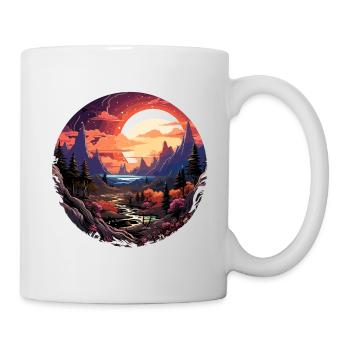 Landscape - Illustration - Mug - white - Right