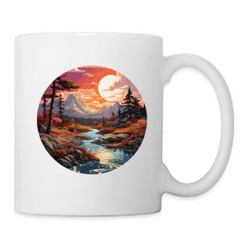 Landscape - Illustration - Mug - white - Right