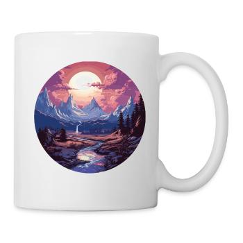 Landscape - Illustration - Mug - white - Right