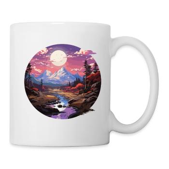 Landscape - Illustration - Mug - white - Right