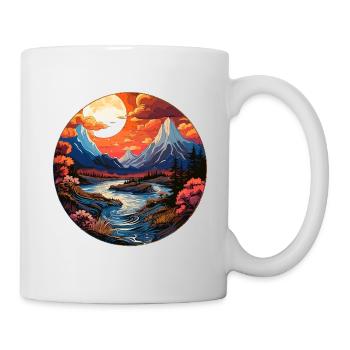 Landscape - Illustration - Mug - white - Right