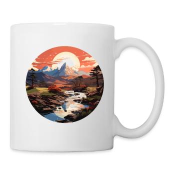 Landscape - Illustration - Mug - white - Right