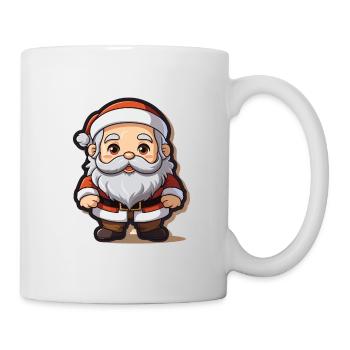 Weihnachtsmann Design - Kawaii Style - Tasse - Weiß - Rechts