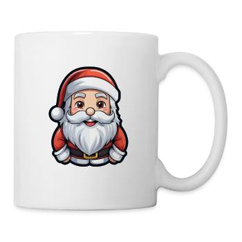 Weihnachtsmann Design - Kawaii Style - Tasse - Weiß - Rechts