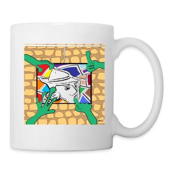 Petit Dragon Exposition - Mug blanc - blanc - Droite