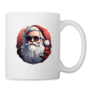 Weihnachtsmann - Illustration - Tasse - Weiß - Rechts
