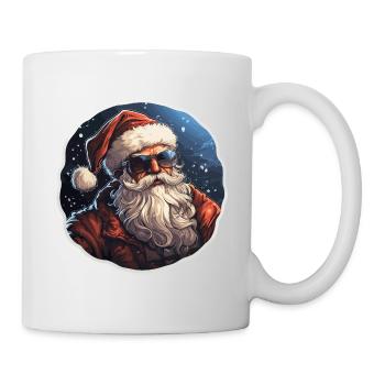 Weihnachtsmann - Illustration - Tasse - Weiß - Rechts