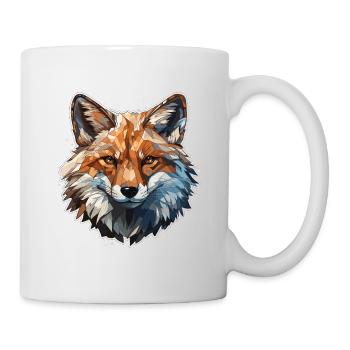 Fuchs - Illustration - Tasse - Weiß - Rechts