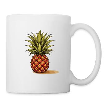 Pineapple - illustration - Mug - white - Right