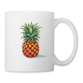 Pineapple - illustration - Mug - white - Right