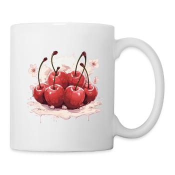 Cherry - illustration - Mug - white - Right