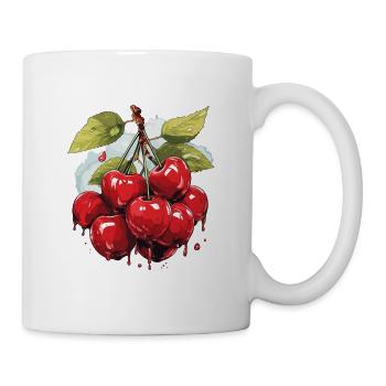 Cherry - illustration - Mug - white - Right