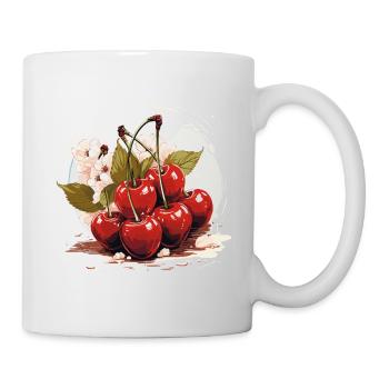 Cherry - illustration - Mug - white - Right