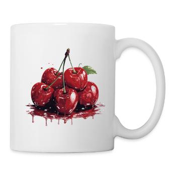 Cherry - illustration - Mug - white - Right