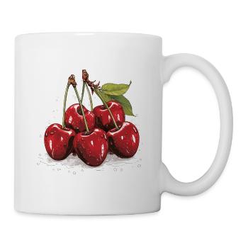Cherry - illustration - Mug - white - Right