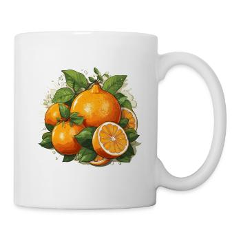 Orange - Illustration - Mug - white - Right