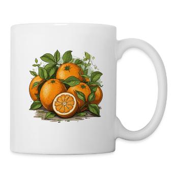 Orange - Illustration - Mug - white - Right
