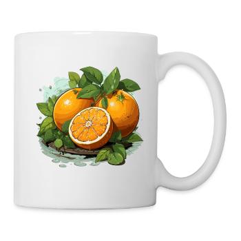 Orange - Illustration - Mug - white - Right