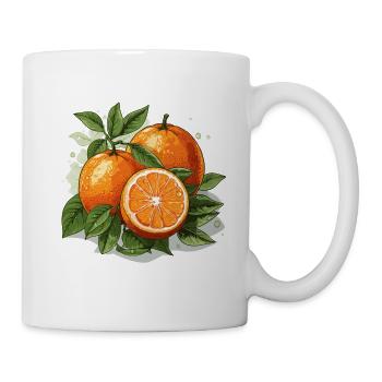Orange - Illustration - Mug - white - Right