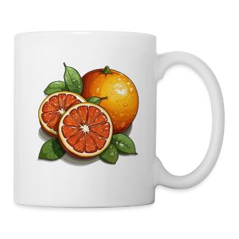 Orange - Illustration - Mug - white - Right